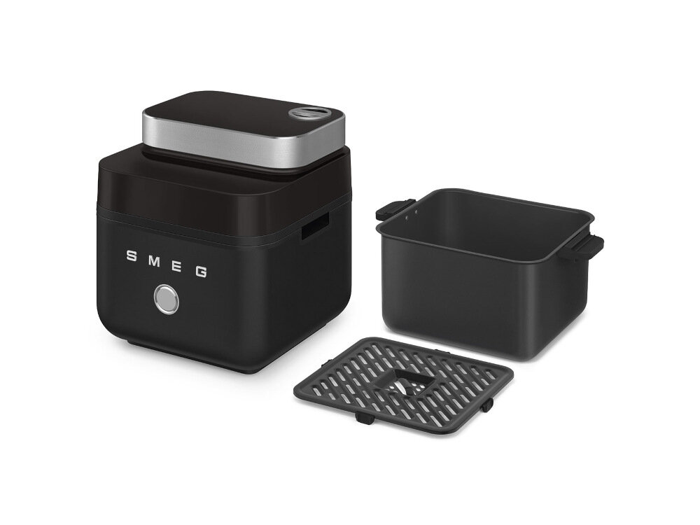 Air Fryer Frytkownica beztłuszczowa SMEG AFC01BLMEU 7l z okienkiem do obserwacji postępów gotowania