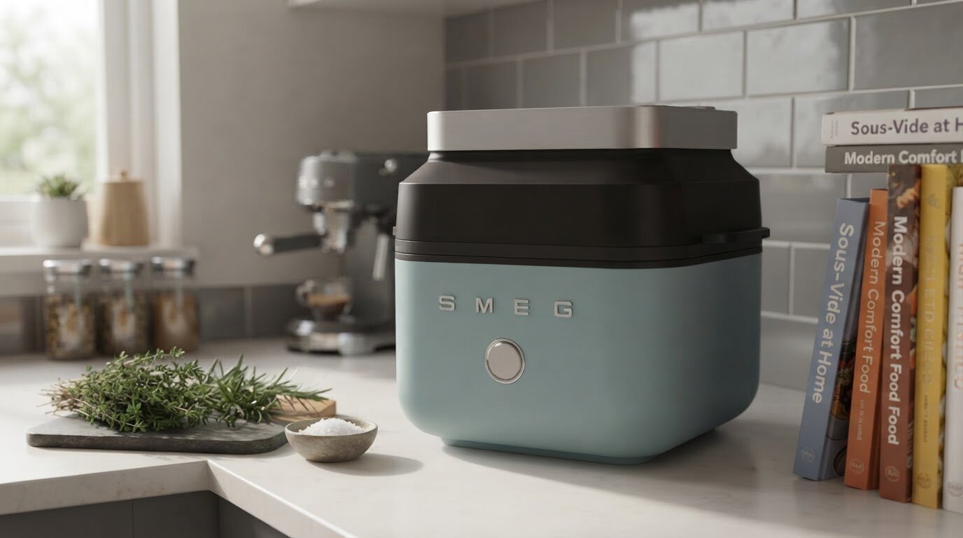 Air Fryer Frytkownica beztłuszczowa SMEG AFC01EGMEU 7l z okienkiem do obserwacji postępów gotowania