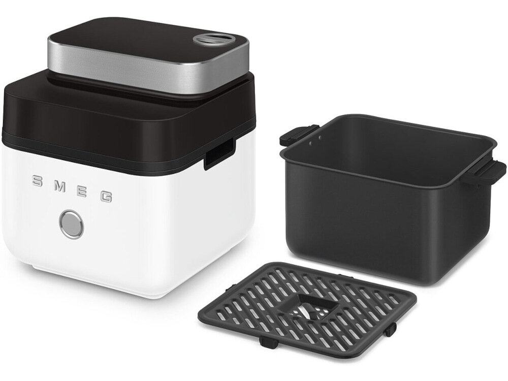 Air Fryer Frytkownica beztłuszczowa SMEG AFC01WHMEU 7l z okienkiem do obserwacji postępów gotowania