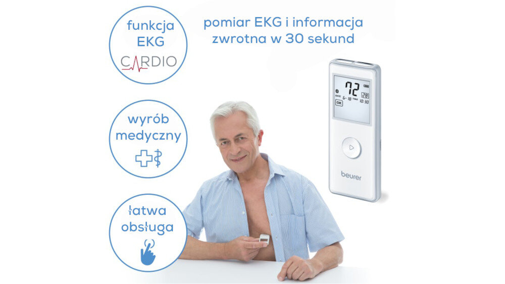 Przenośne urządzenie EKG BEURER ME 90 - mobilność