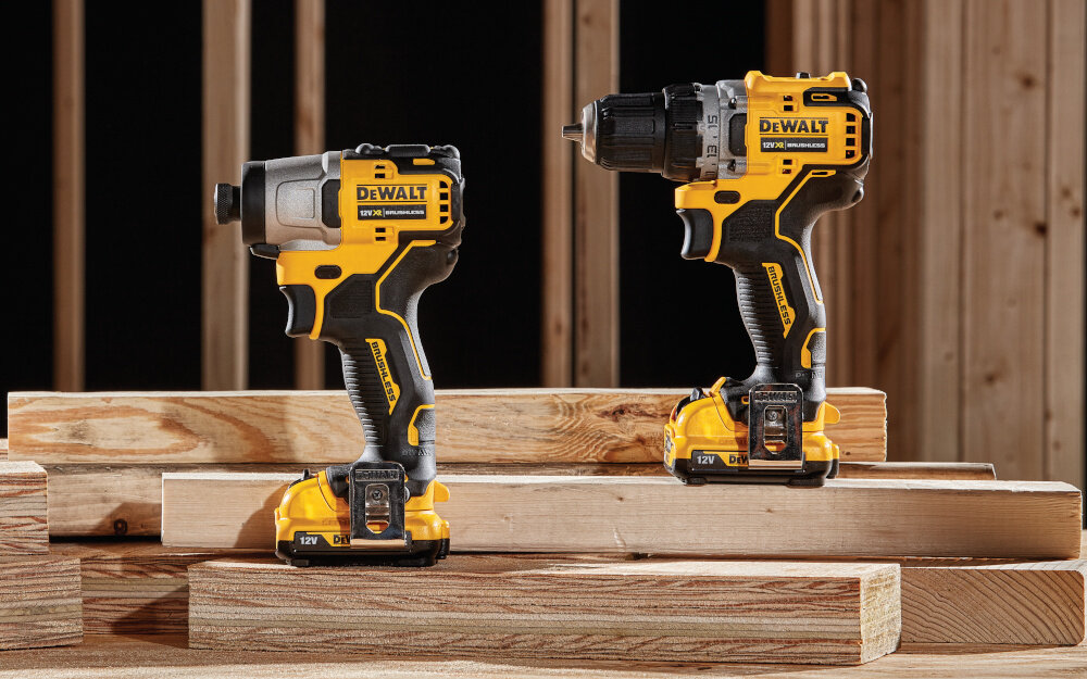 Zestaw Combo DEWALT DCK211D2T zestaw dla majsterkowiczow wszechstronnosc urzadzen kompleksowe rozwiazanie wiercenie wkrecanie