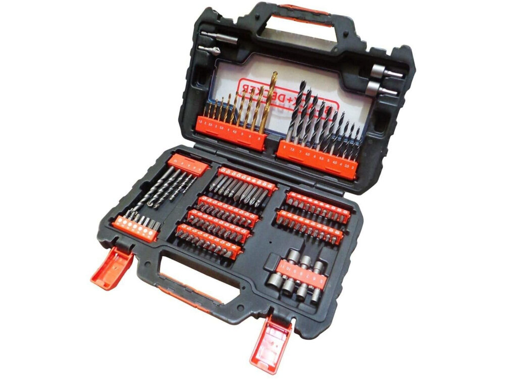 Zestaw wierteł i bitów BLACK&DECKER A7230-XJ z wysokiej jakości stali doskonała współpraca ze sprzętem długa żywotność