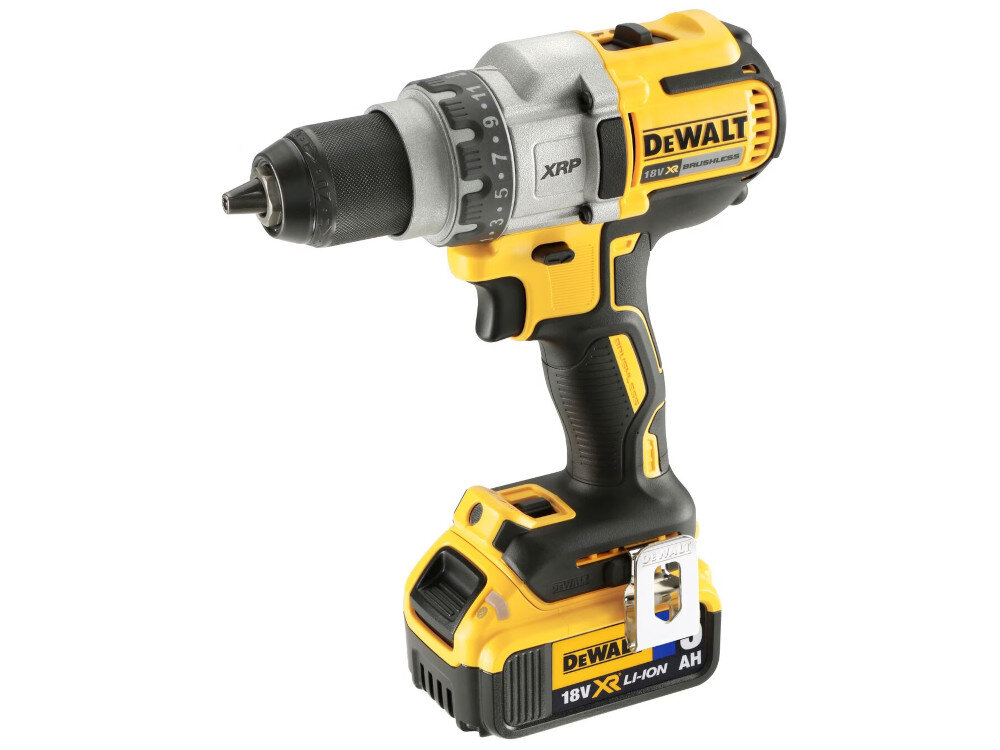 Wiertarko-wkrętarka DEWALT DCD991P2B solidne niezawodne do pracy w drewnie stali metalu funkcja udaru