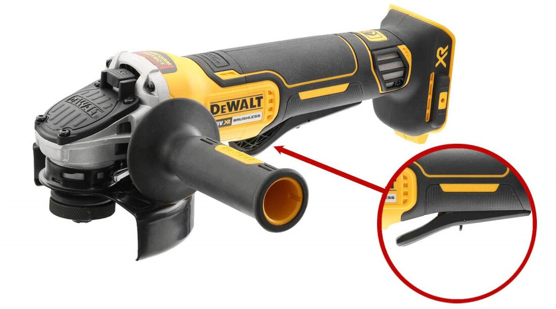 Szlifierka katowa DEWALT DCG406NT-XJ komfort pracy szerokie zastosowanie niski poziom wibracji duza wytrzymalosc