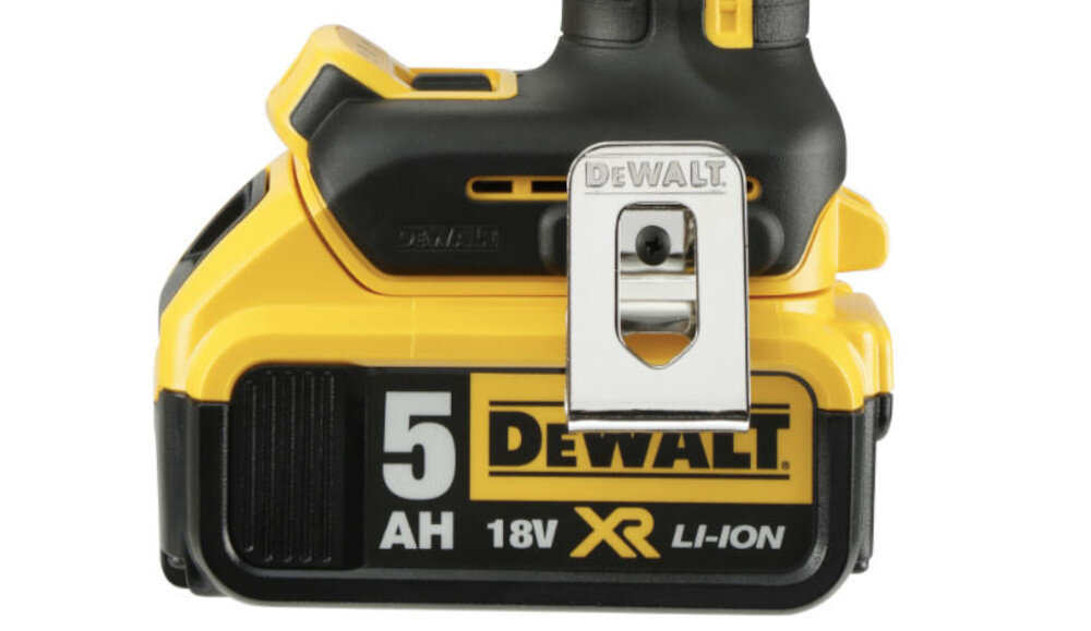 Wiertarko-wkrętarka DEWALT DCD996P3-QW silnik bezszczotkowy akumulator Li-Ion 18 V XRP pojemność 5,0 Ah maksymalna prędkość obrotowa doo 2000 obr/min częstotliwość udaru do 38250 maksymalny moment obrotowy do 95 Nm