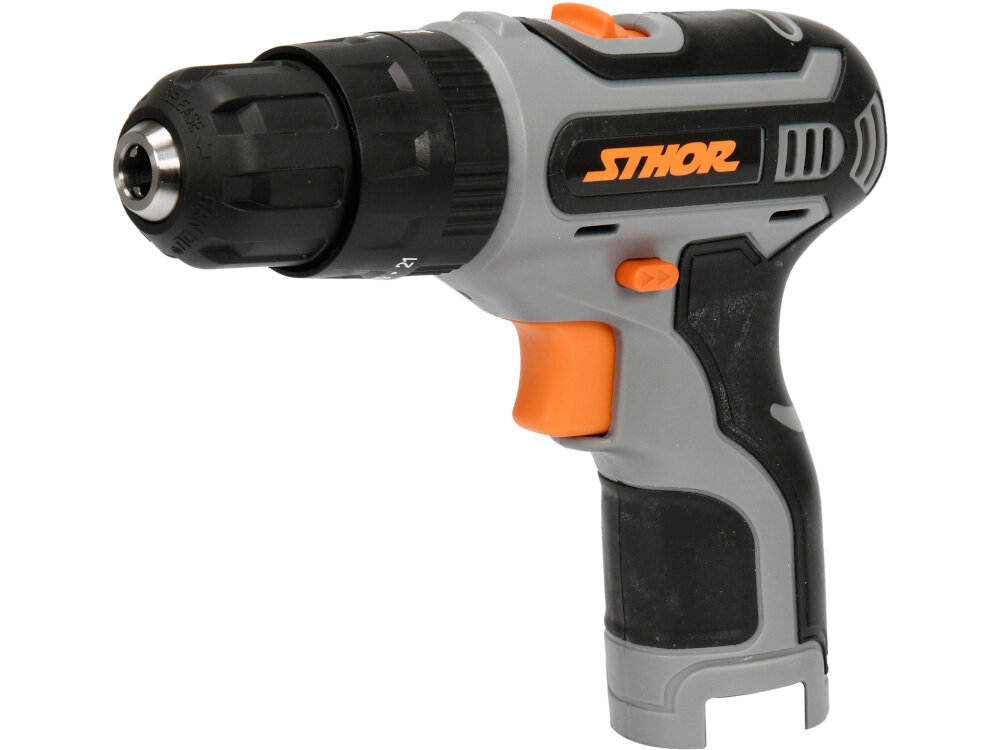 Wiertarko-wkrętarka STHOR 78112 elektronarzędzie wykonane z wysokiej jakości materiałów bardzo solidne niezawodne silnik bezszczotkowy do użytku domowego w profesjonalnych warsztatach naprawczych funkcja udaru lekka kompaktowa konstrukcja ergonomiczny uchwyt do pracy w betonie silikacie i cegle