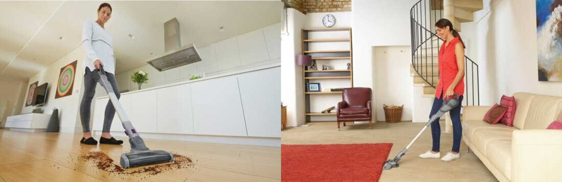 Odkurzacz BLACK & DECKER FEJ520JFS-QW Technologia Smart Tech czujnik baterii tryb eco trub turbo