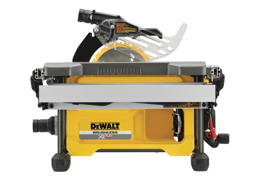 Pilarka stołowa DEWALT DCS7485T2 tarcza tnąca 24 zęby średnica 210 mm średnica otworu 30 mm waga 21,5 kg