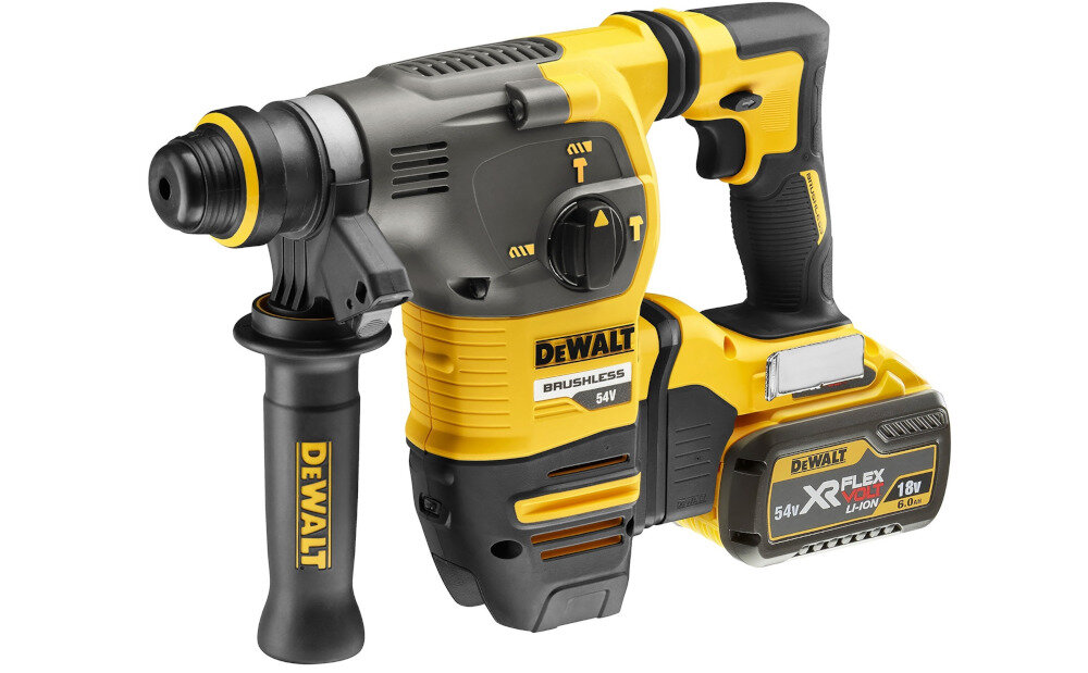 Mlotowiertarka DEWALT DCH333X2 najwyzsza predkosc w swojej kategorii ponad 66 otworow na jednym ladowaniu uzytkowanie