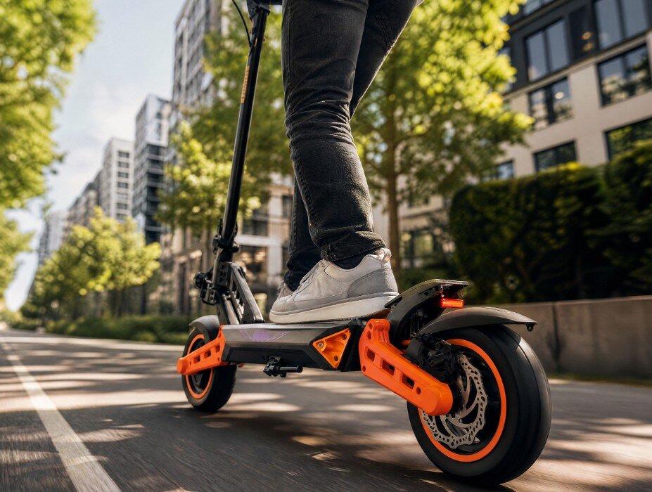 Hulajnoga elektryczna KAMIKAZE K1 Lite 60km 800W 2 amortyzatory 10