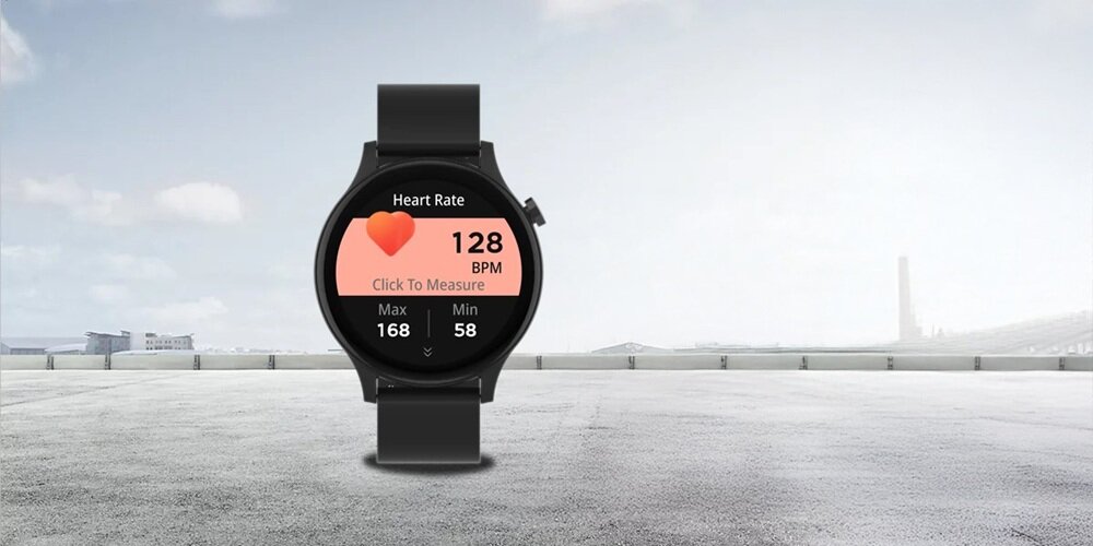 Smartwatch DENVER SWC-338 Czarny wbudowane czujniki tętna, ciśnienia krwi, funkcja monitorowania snu, raporty z aktywności