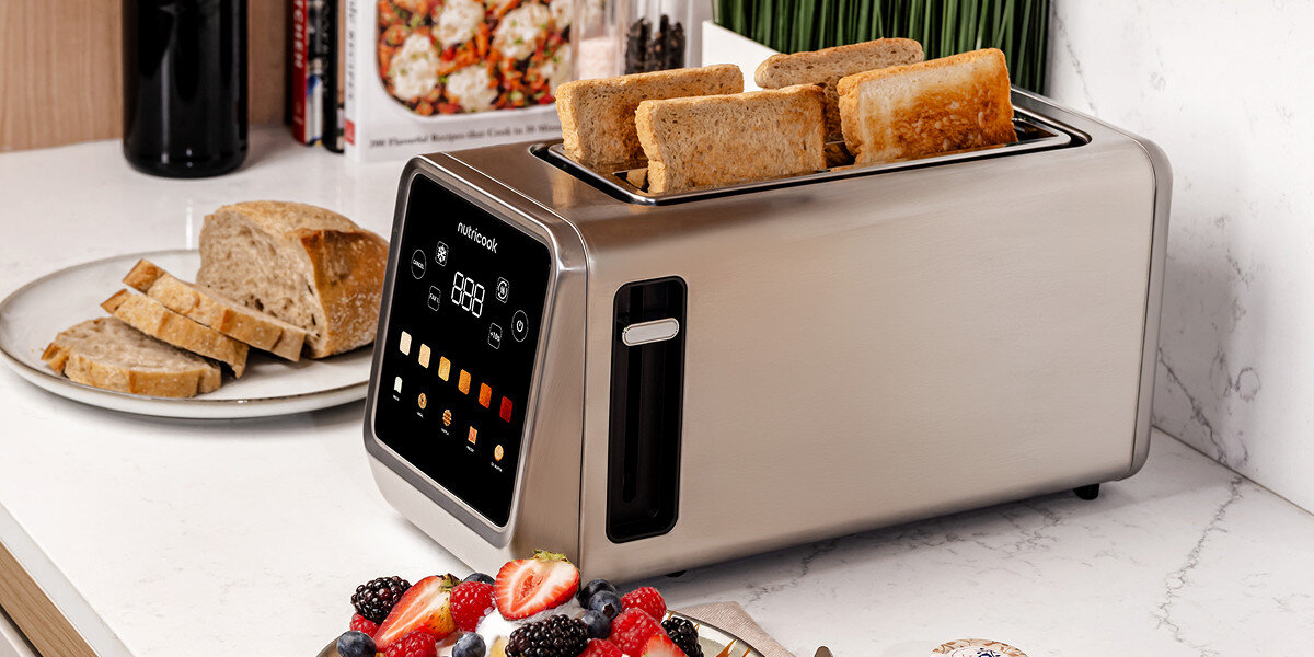 Toster NUTRICOOK TS401ME Złociste i chrupkie efekty Automatycznie dobrane profile grzania
