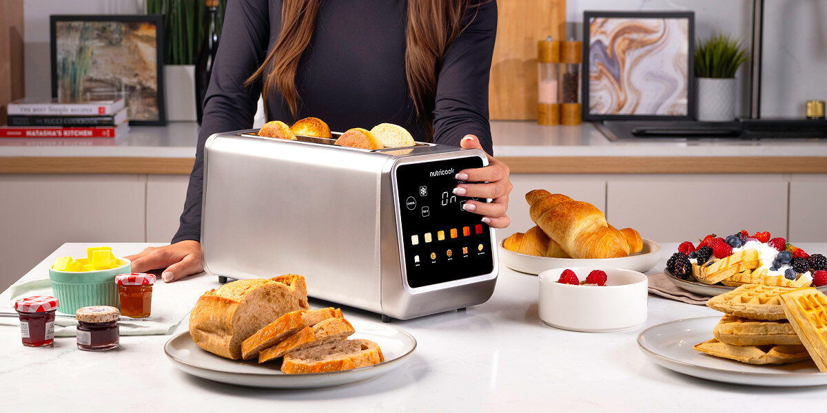 Toster NUTRICOOK TS401ME Uruchomienie jednym kliknięciem trybowi Favourite zapamiętuje parametry