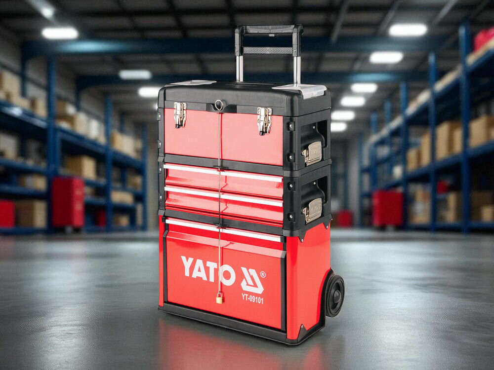 Wózek narzędziowy YATO YT-09101 mobilna organizacja pracy warsztatowa PP stal aluminiowa