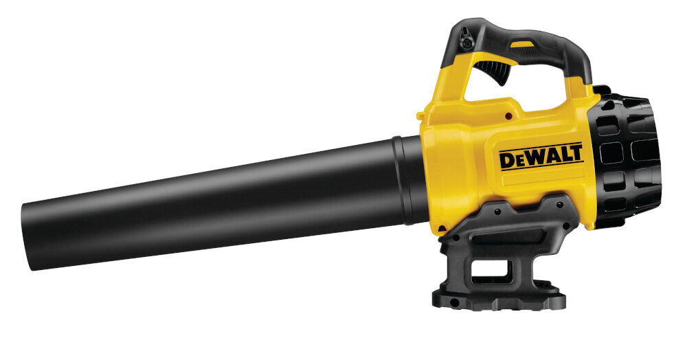 Dmuchawa akumulatorowa DEWALT DCM562PB-QW 18V,5.0 AH prędkość wydmuchu do 144 km/h blokada spustu zmienna prędkość wydmuchu niski poziom hałasu 65 dB