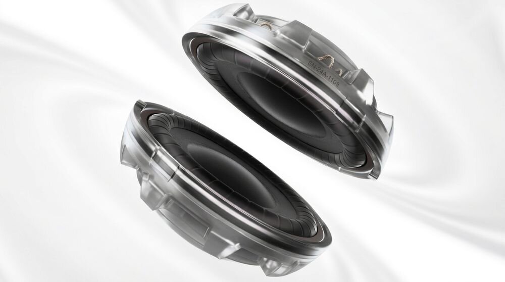 Słuchawki powietrzne SHOKZ OpenFit Air 2, Shokz Bassphere, OpenBass 2.0, DirectPitch, konstrukcja open-ear, wizualizacja membran