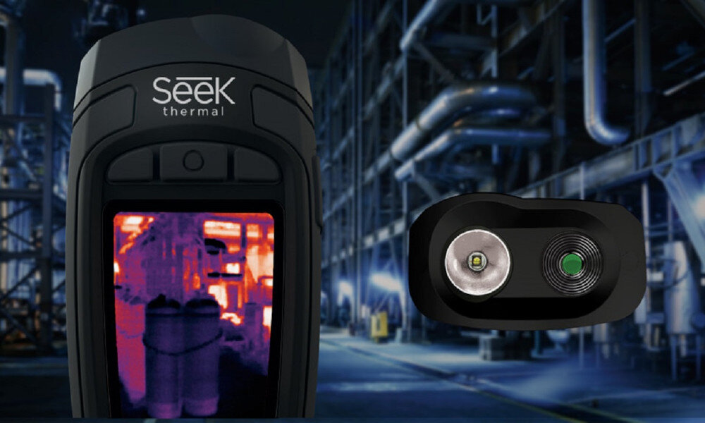 Kamera termowizyjna SEEK THERMAL Reveal Pro FF (RQ-EAAX) latarka pole widzenia zasięg odległość