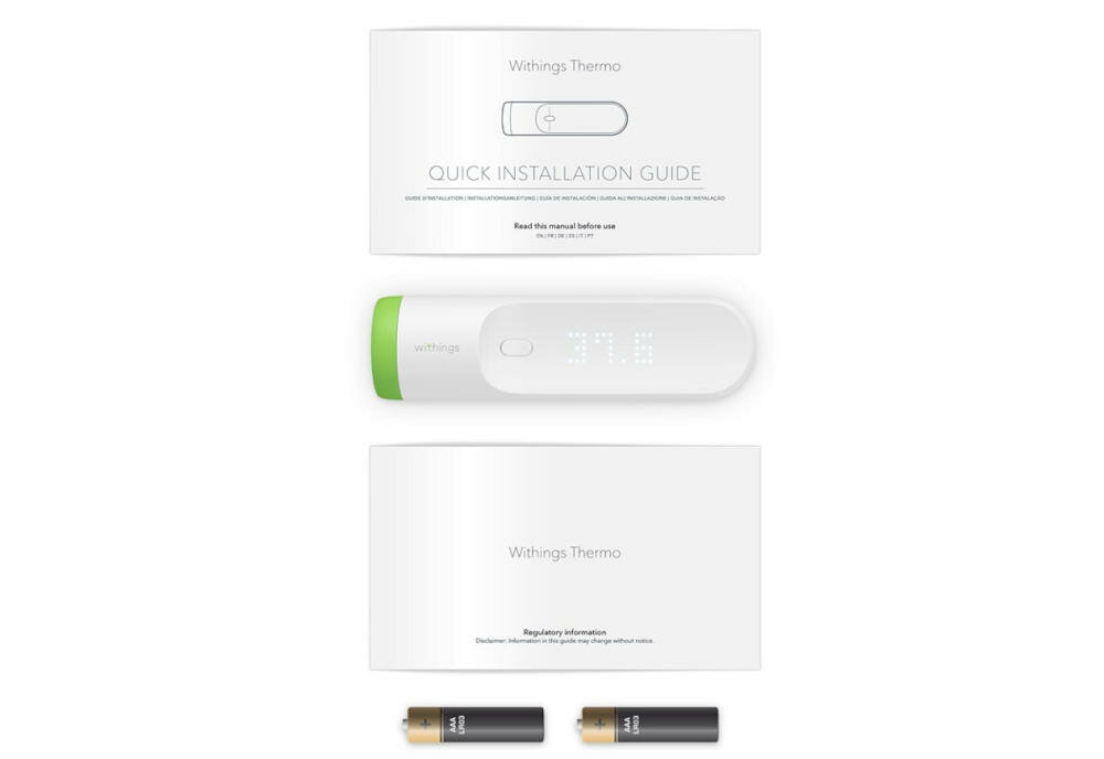 WITHINGS-Thermo termometr zestaw urządzenie instrukcja karta gwarancyjna