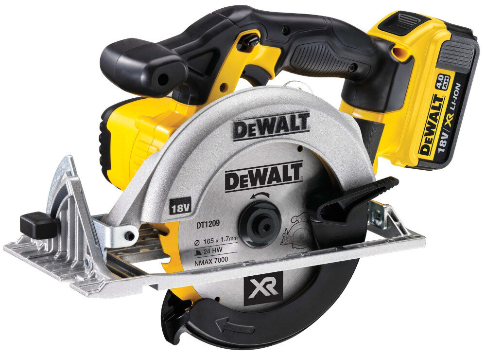 Zestaw elektronarzędzi DEWALT DCK654P3T pilarka DCS391 silnik bezszczotkowy chłodzony wentylatorem prędkość do 3700 obr/min