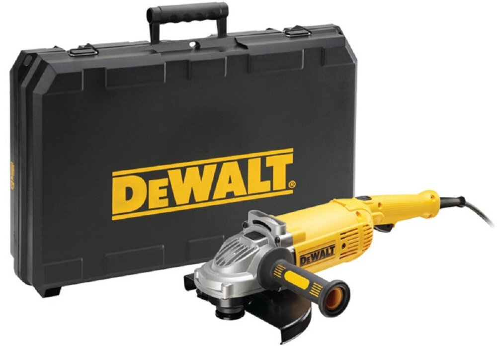 Szlifierka kątowa DEWALT DWE492K zestaw wyposażenie