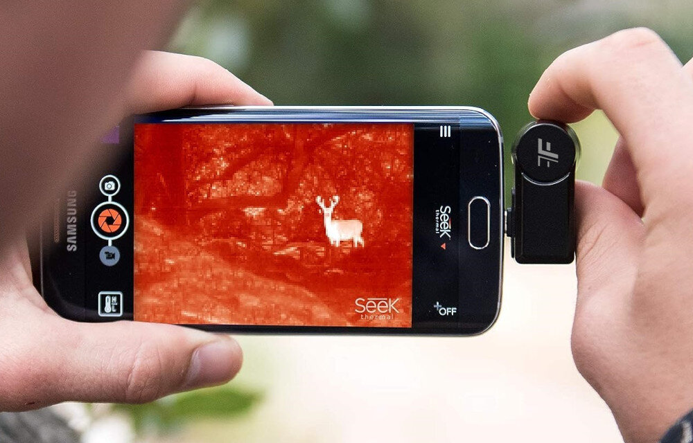 Kamera termowizyjna SEEK THERMAL Compact Pro FF Android MicroUSB (UQ-AAAX) zasięg rejestrowanie stabilność