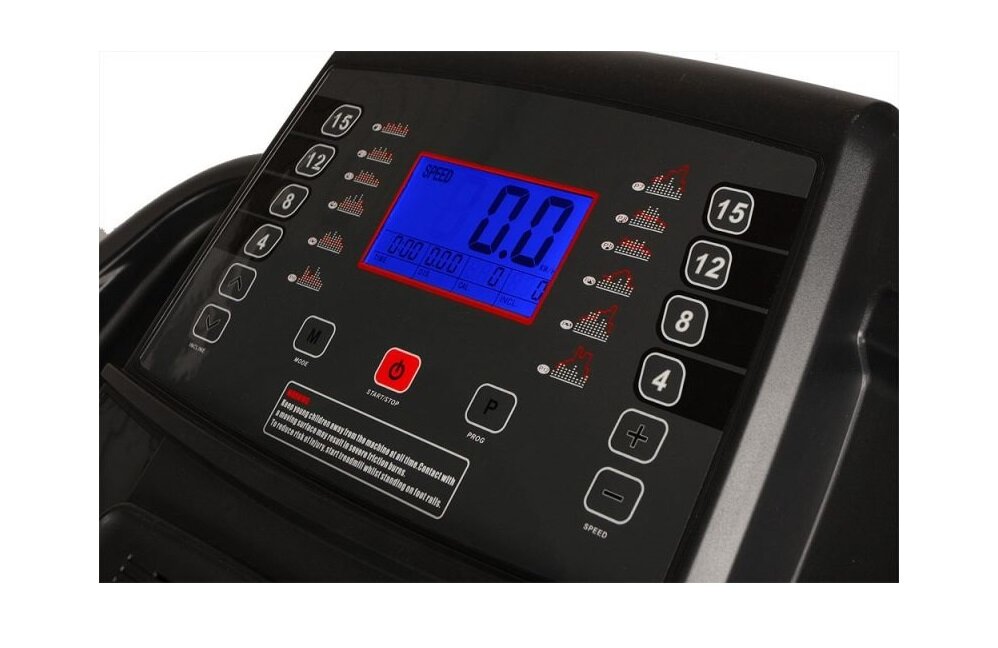 Bieżnia elektryczna HERTZ FITNESS Electra T50 Wyświetlacz LCD ilość spalonych kalorii 12 programów treningowych