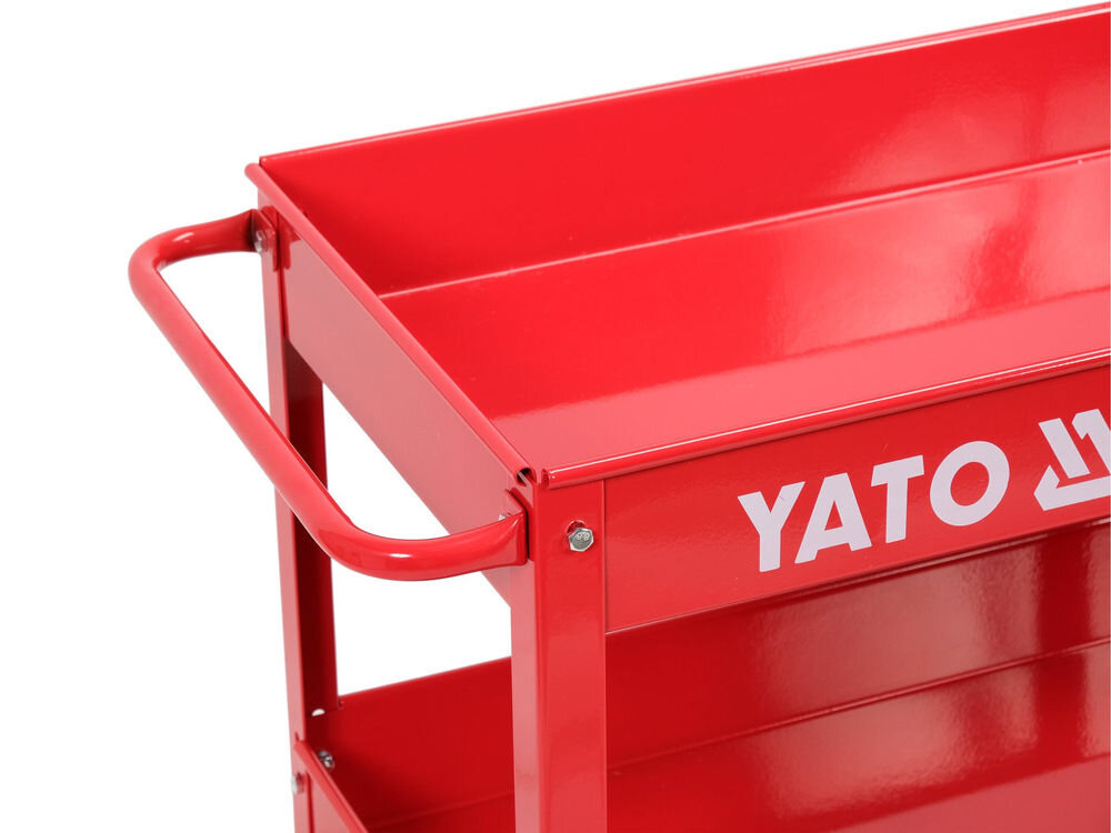 Wózek warsztatowy Yato YT-55210 trzy półki głębokość 85 mm funkcjonalność organizacja