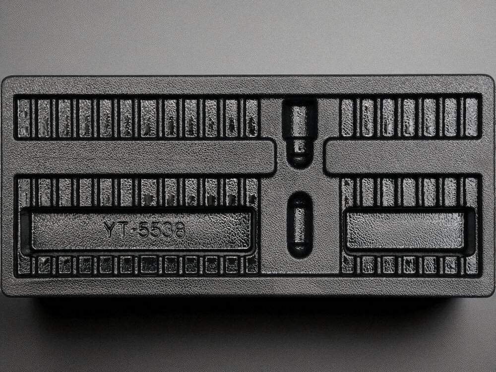 Wkład Yato YT-553811 GRE insert pusty na bity 30 mm 75 mm dwie redukcje PVC 385x175x41 mm