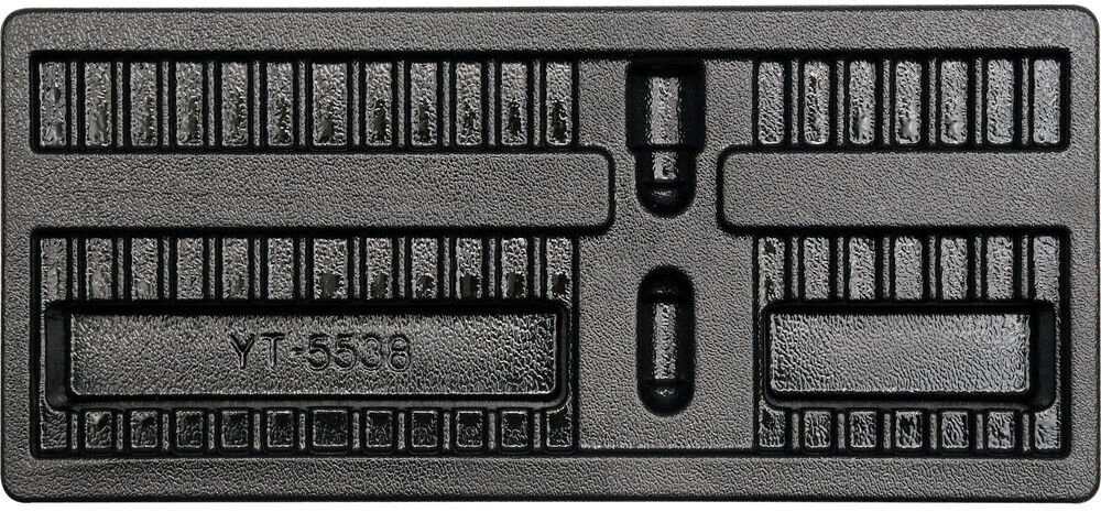 Wkład Yato YT-553811 GRE insert pusty organizer bity 30 mm 75 mm redukcje PVC