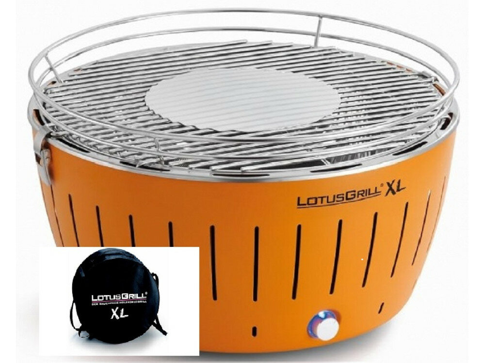 Grill ogrodowy LOTUSGRILL G-OR-435 XL Pomarańczowy możliwości ogólne informacje