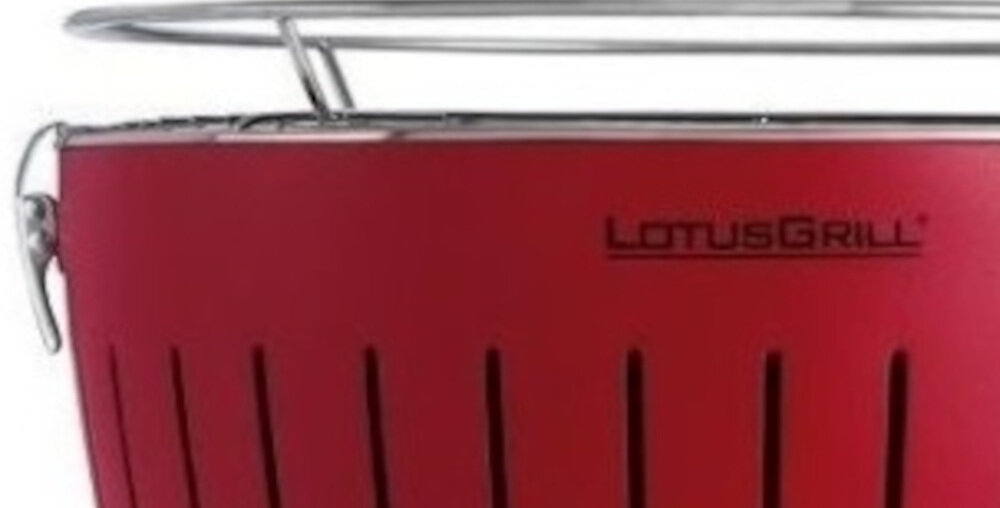 Grill LotusGrill G-RO-34 bezpieczeństwo w użytkowaniu klamry zabezpieczające odporny na nagrzewanie