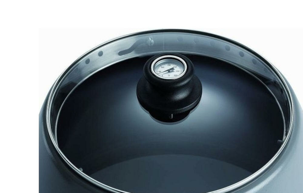 LOTUSGRILL DK-AN-435 XL pokrywa termometr temperatura grillowanie regulacja pokrętło