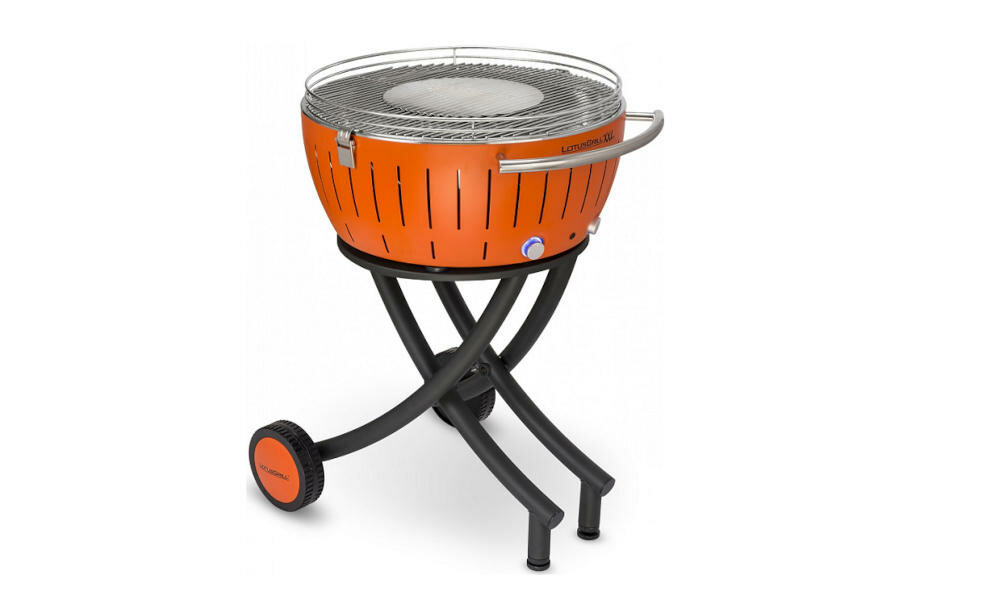 LOTUSGRILL grill węgiel drzewny brykiet niewielkie rozmiary podstawa