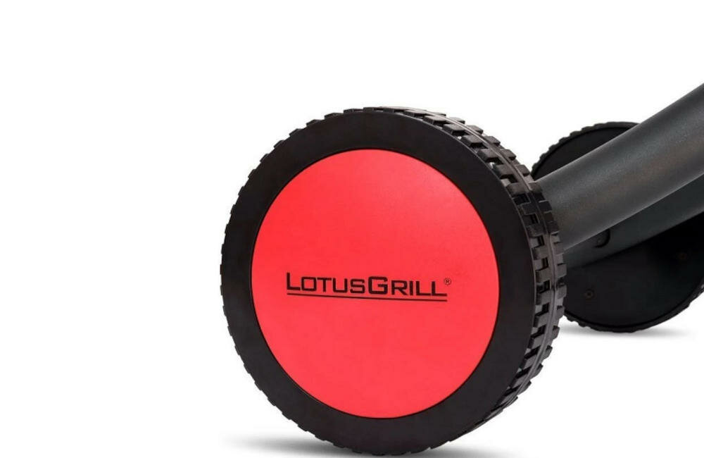 LOTUSGRILL koła transportowe komfort wygoda grillowanie