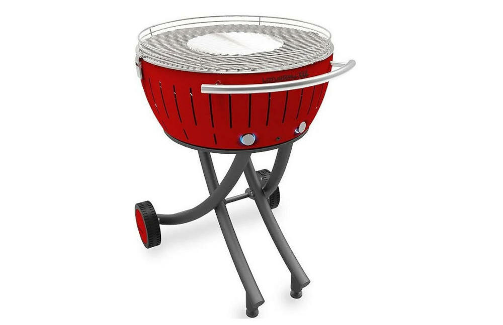 LOTUSGRILL grill węgiel drzewny brykiet niewielkie rozmiary podstawa