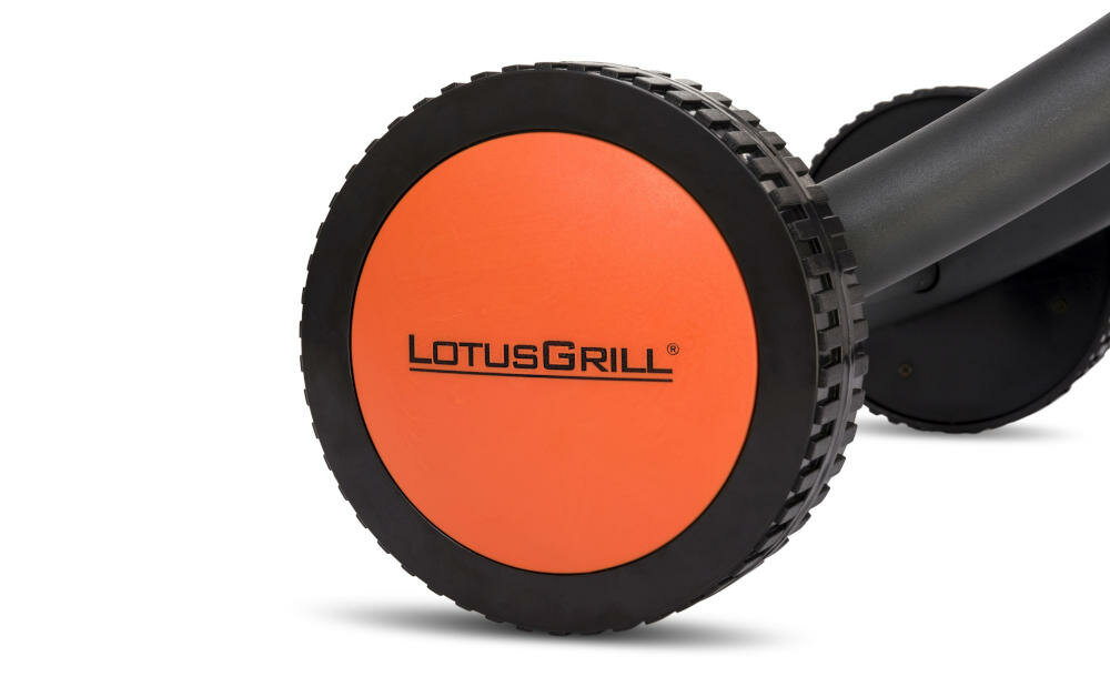 LOTUSGRILL koła transportowe komfort wygoda grillowanie