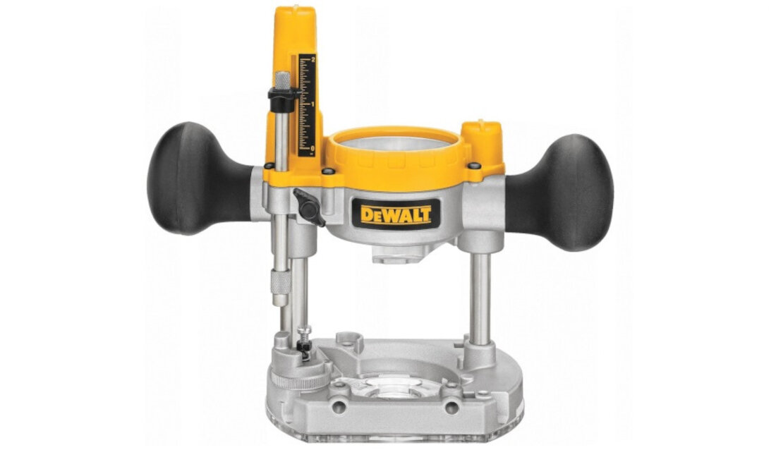 Frezarka DEWALT D26204K-QS wygodne uzytkowanie precyzja 5 pozycji szybkich nastaw glebokosci wyposazenie
