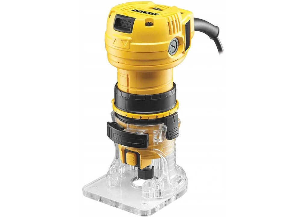 Frezarka krawędziowa DEWALT D26200 od 16000 do 27000 obr/min zastosowania elektroniczna regulacja predkosci z podtrzymaniem obrotow
