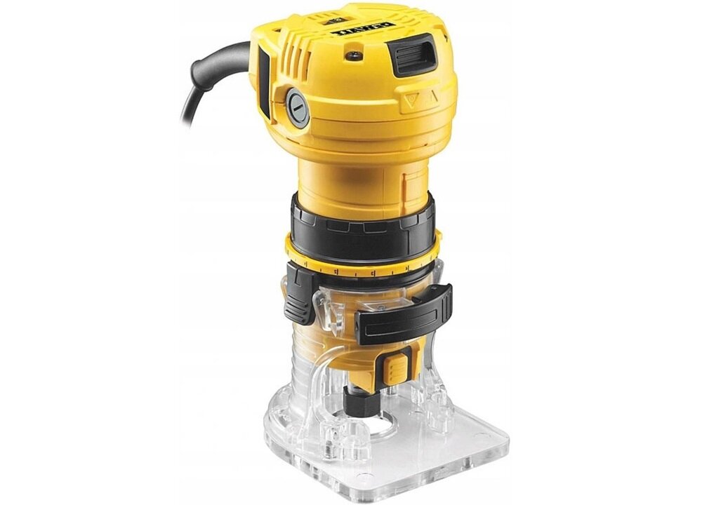 Frezarka krawędziowa DEWALT D26200 wyposazenie oswietlenie podwojnymi diodami LED