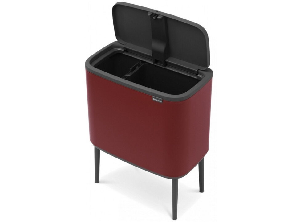 Kosz na śmieci BRABANTIA 316340 34L Bordowy Estetyczna kolorystyka kolor design wyglad