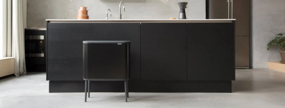 Kosz na śmieci BRABANTIA 316142 wysoka jakosc wykonanie stal nierdzewna wyglad kolor kolorystyka estetyka