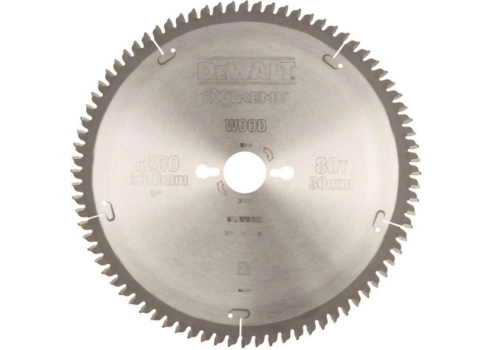 Tarcza do cięcia DEWALT precyzja ząbki wycięcie drewno sklejki