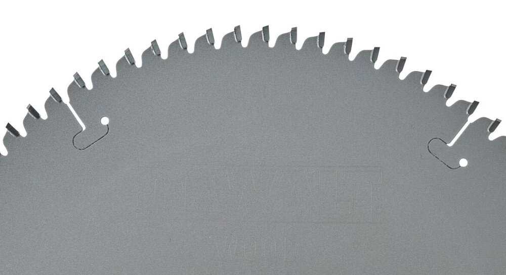 Tarcza do cięcia DEWALT DT4280zęby z węglika spiekanego i stali średnica 260 mm średnica otworu 30 mm wycinane laserowo rowki