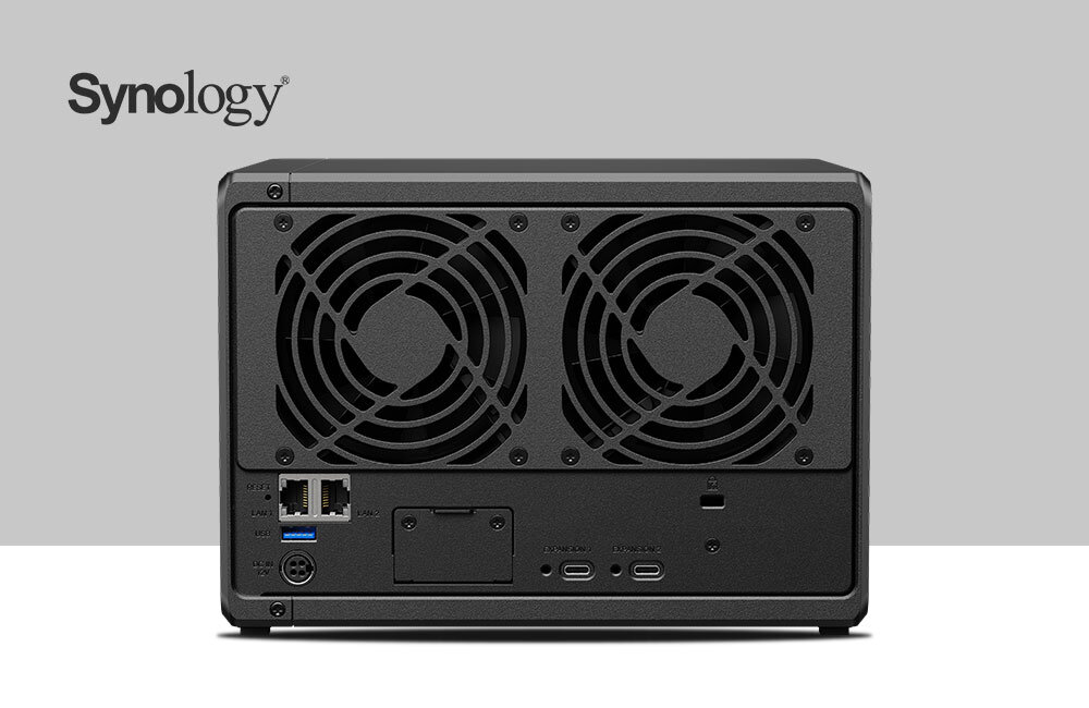 Synology DS1525neo+ — wizualizacja procesora AMD Ryzen V1500B oraz gniazd pamięci RAM