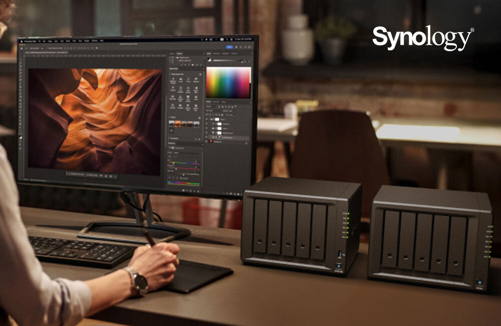 Synology DS1525neo+ — podgląd nagrań z kamer IP w aplikacji Surveillance Station