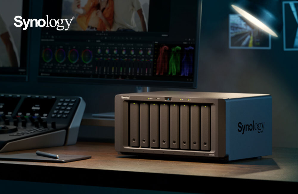 Synology DS1825neo+ — podgląd nagrań z kamer IP w aplikacji Surveillance Station