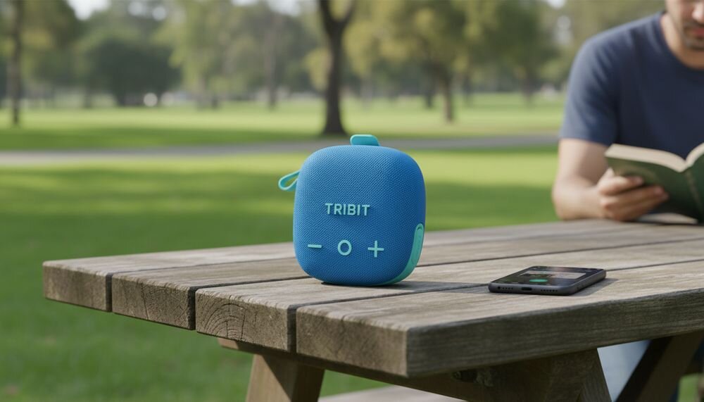 Głośnik mobilny TRIBIT StormBox Micro 3 BTS36, bezprzewodowy głośnik Bluetooth do aktywności na zewnątrz, głośnik na stole w plenerze