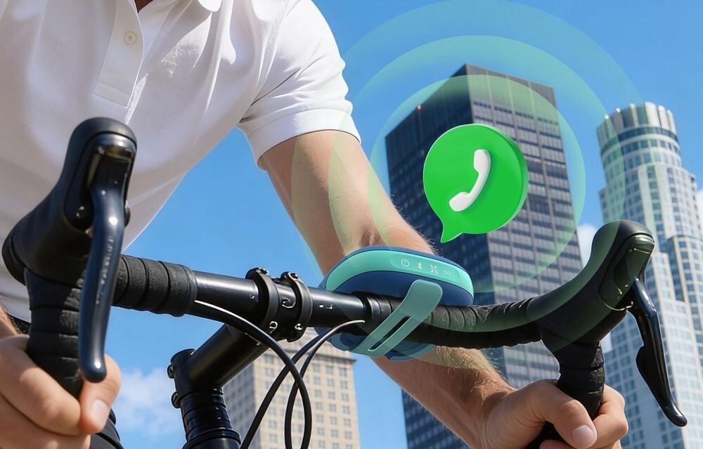 Głośnik mobilny TRIBIT StormBox Micro 3 BTS36, wbudowany mikrofon do rozmów telefonicznych i obsługa sterowania głosowego, głośnik przymocowany do roweru