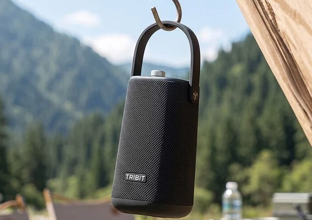 Głośnik mobilny TRIBIT StormBox Max BTS37, pięciostopniowa regulacja basu XBass 2.0 i tryby EQ TRIBIT Signature oraz Outdoor, głośnik zawieszony na haku