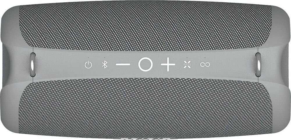 TRIBIT StormBox Lava BTS51 głośnik mobilny o wymiarach 310 × 152 × 147 mm i wadze 2300 g, zasilany akumulatorowo, głośnik na białym tle